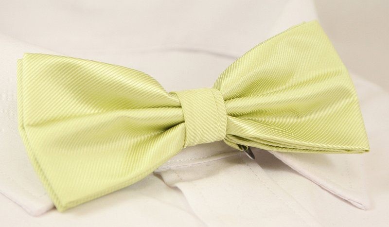 Csokornyakkendő enyhe zöld színben