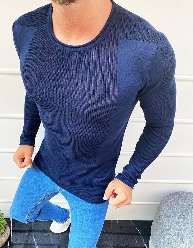 Szenzációs sötét kék pulóver