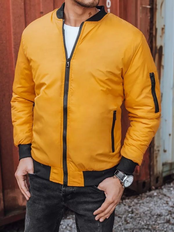 Trendi camel színű bomber dzseki