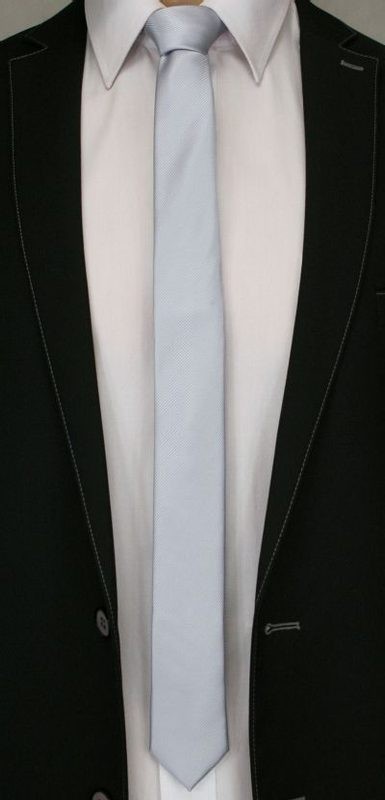 Sima halvány szürke nyakkendő Angelo di Monti