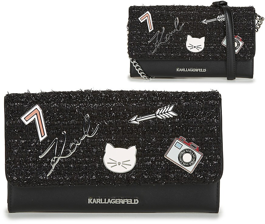 Pénztárcák Karl Lagerfeld K/KLASSIC PINS WALLET ON CHAIN
