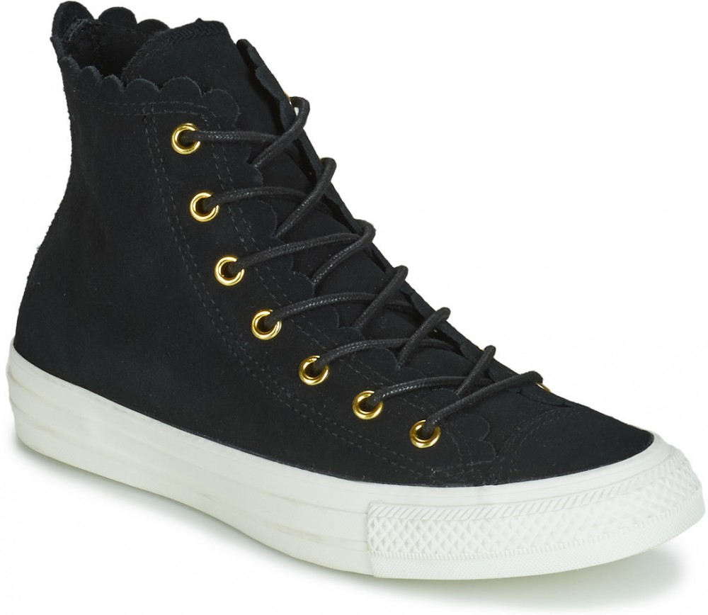 Magas szárú edzőcipők Converse CHUCK TAYLOR ALL STAR FRILLY THRILLS SUEDE HI