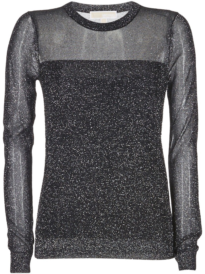 Pulóverek MICHAEL Michael Kors METALLIC CREW