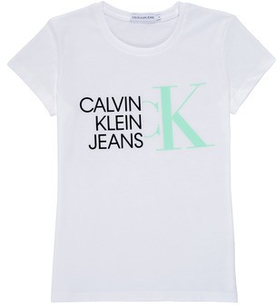 Rövid ujjú pólók Calvin Klein Jeans HYBRID LOGO SLIM T-SHIRT