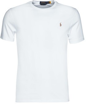 Rövid ujjú pólók Polo Ralph Lauren T-SHIRT AJUSTE COL ROND EN PIMA COTON LOGO PONY PLAYER MULTICOLO