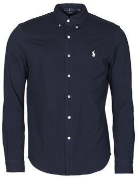 Hosszú ujjú ingek Polo Ralph Lauren CHEMISE AJUSTEE COL BOUTONNE EN POLO FEATHERWEIGHT LOGO PONY PLA