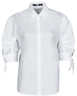 Ingek / Blúzok Karl Lagerfeld LINENSHIRTW/BOWS