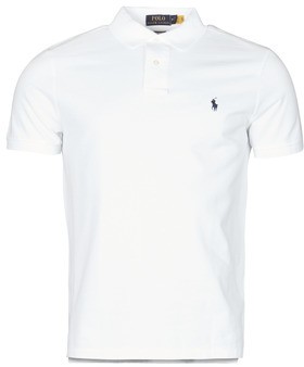 Rövid ujjú galléros pólók Polo Ralph Lauren POLO AJUSTE DROIT EN COTON BASIC MESH LOGO PONY PLAYER