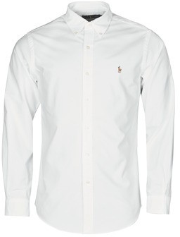 Hosszú ujjú ingek Polo Ralph Lauren CHEMISE AJUSTEE EN OXFORD COL BOUTONNE LOGO PONY PLAYER MULTICO