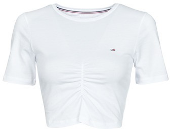 Blúzok Tommy Jeans TJW CROP RUCHE TOP