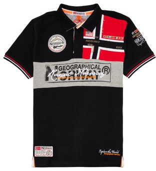 Rövid ujjú galléros pólók Geographical Norway KIDNEY