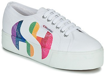 Rövid szárú edzőcipők Superga 2790-COTWPRINTEDLOGOGLITTER
