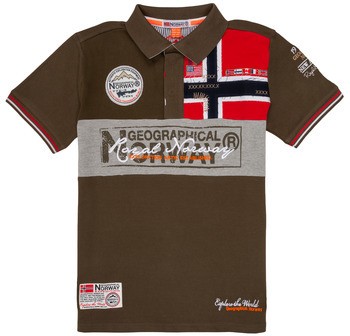 Rövid ujjú galléros pólók Geographical Norway KIDNEY