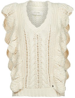 Pulóverek Cream ANNOLINA KNIT SLOPOVER