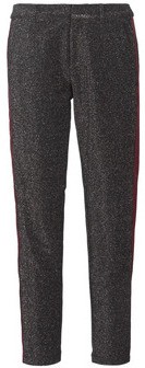 Nadrágok Maison Scotch TAPERED LUREX PANTS WITH VELVET SIDE PANEL