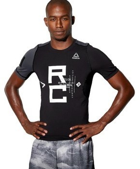Rövid ujjú pólók Reebok Sport Combat SS Rash Guard