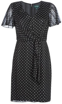 Rövid ruhák Lauren Ralph Lauren POLKA DOT-SHORT SLEEVE-DAY DRESS