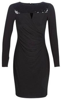 Rövid ruhák Lauren Ralph Lauren SEQUINED YOKE JERSEY DRESS