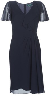 Hosszú ruhák Lauren Ralph Lauren CUTLER CAP SLEEVE DAY DRESS