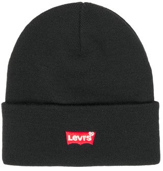Sapkák Levis RED BATWING EMBROIDERED SLOUCHY BEANIE