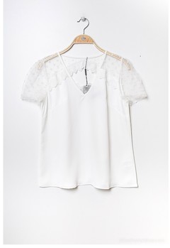 Blúzok Fashion brands K5518-WHITE