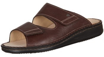 Lábujjközös papucsok Finn Comfort Riad Braun Karbo