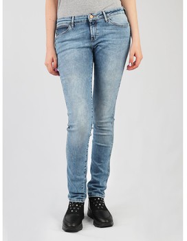Skinny farmerek Wrangler Best Blue Low Waist Courtney W23SX7850