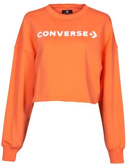 Pulóverek Converse EMBROIDERED WORDMARK CREW