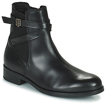 Csizmák Tommy Hilfiger TH HARDWARE ON BELT FLAT BOOT