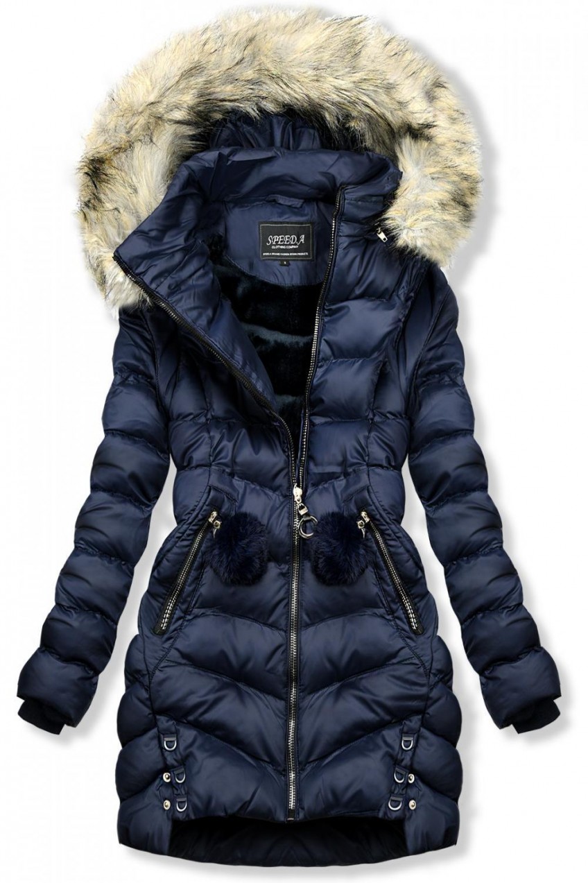 Kék színű téli kabát/mellény