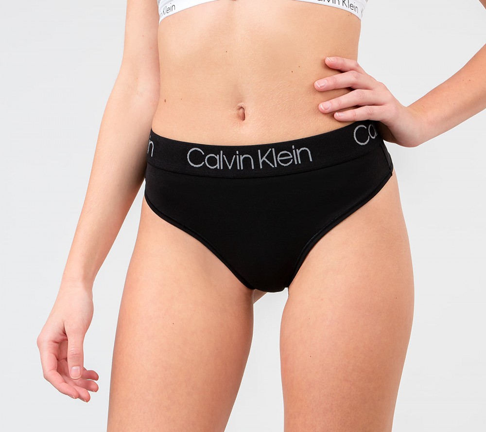 Calvin Klein High Waist Thong Black