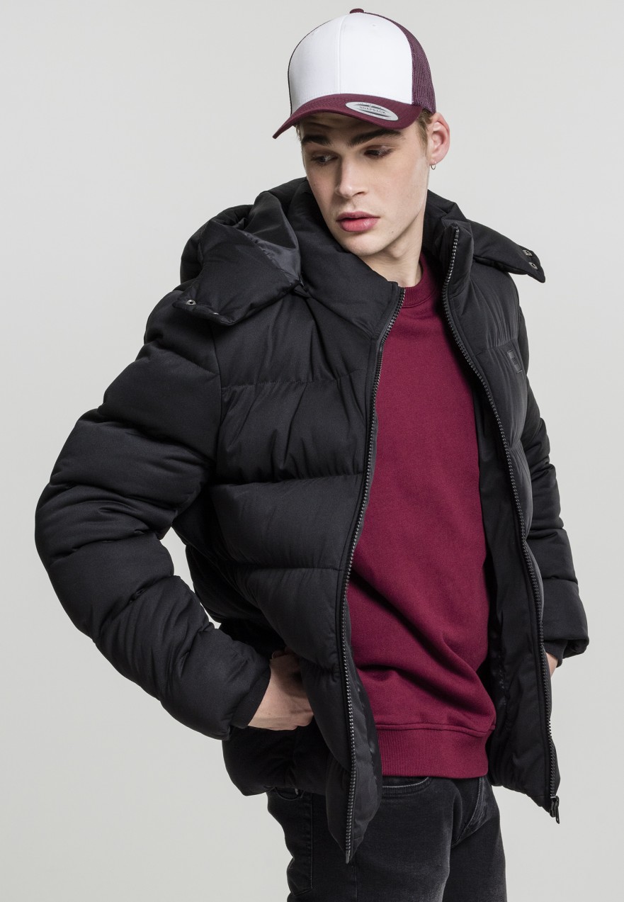 Urban Classics férfi télikabát fekete