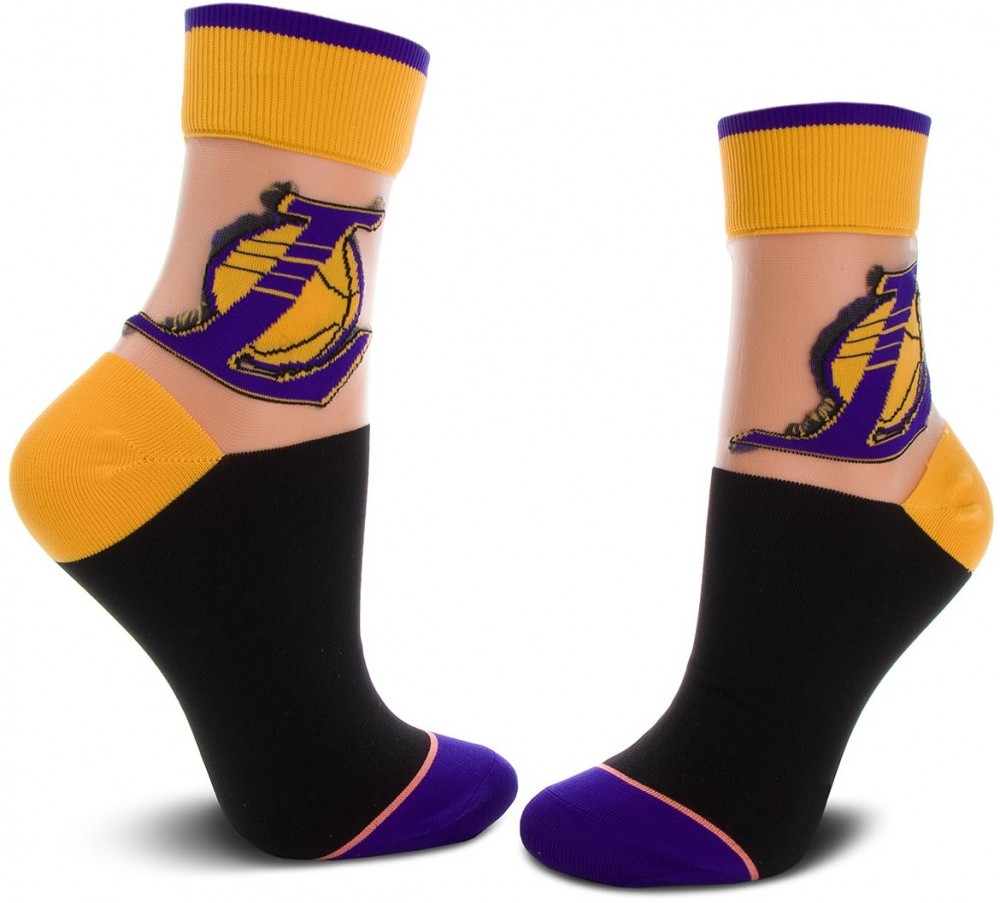 Hosszú női zokni STANCE - Lakers Anklet W419C18LAK r.35/42 Yellow
