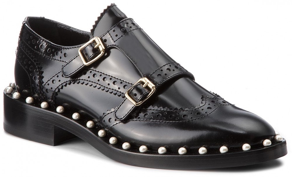 Félcipő TWINSET - Scarpa A Uomo CA8PES Nero 00006