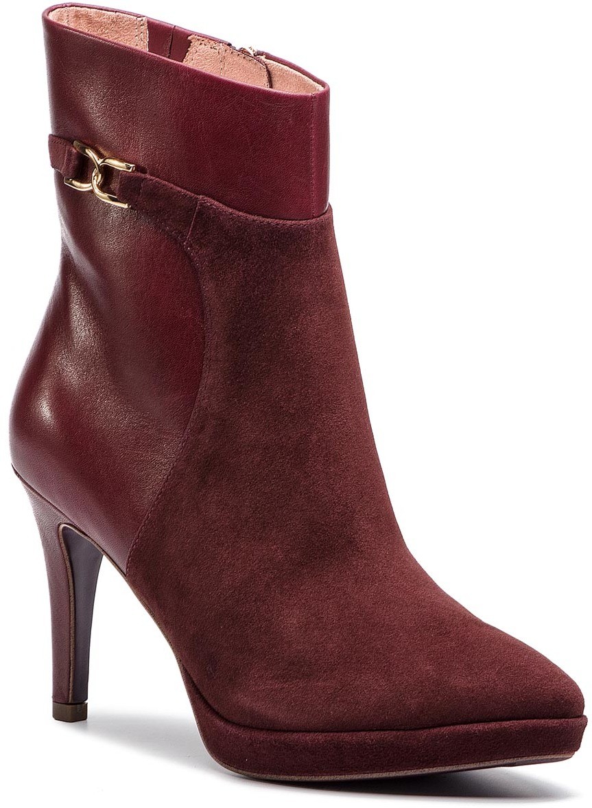 Magasított cipő TAMARIS - 1-25387-21 Burgundy 523
