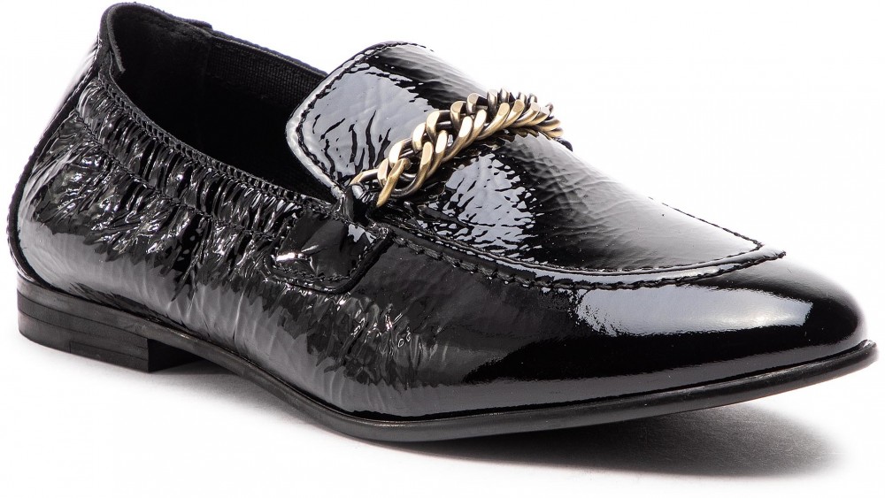 Lords TOMMY HILFIGER - Rubberized Chain Loafer FW0FW03763 Black 990