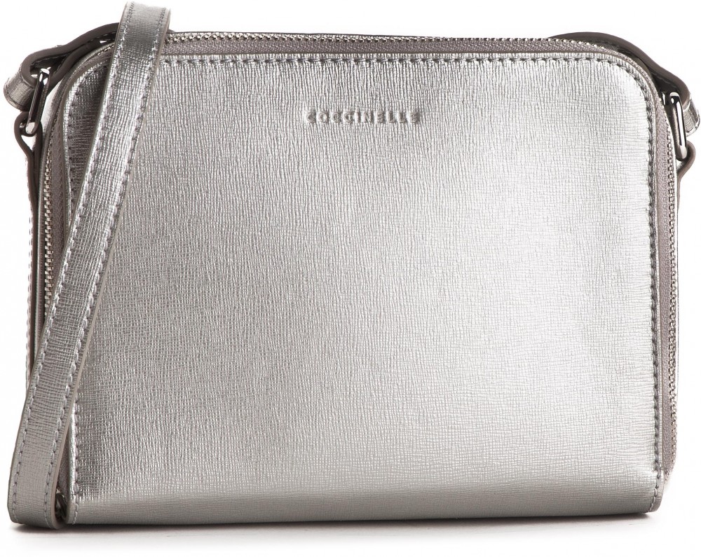 Táska COCCINELLE - DV3 Mini Bag E5 DV3 55 H7 05 Silver Y69