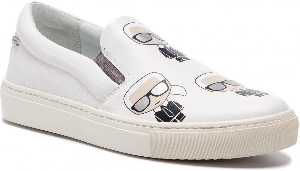 Teniszcipő KARL LAGERFELD - KL61065 White Lthr