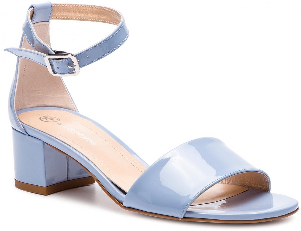 Szandál SOLO FEMME - 73405-01-I64/000-07-00 Błękitny
