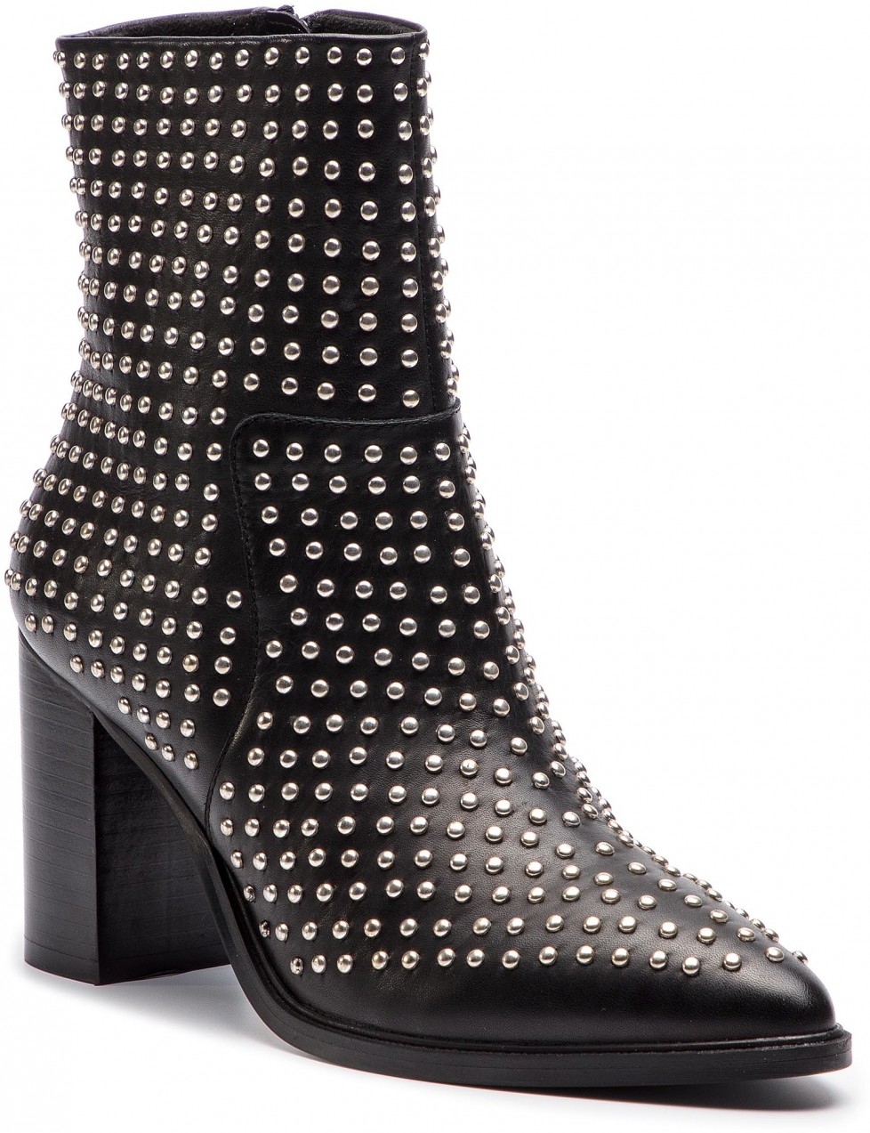Magasított cipő STEVE MADDEN - Radley Ankleboot SM11000146-03001-017 Black Leather