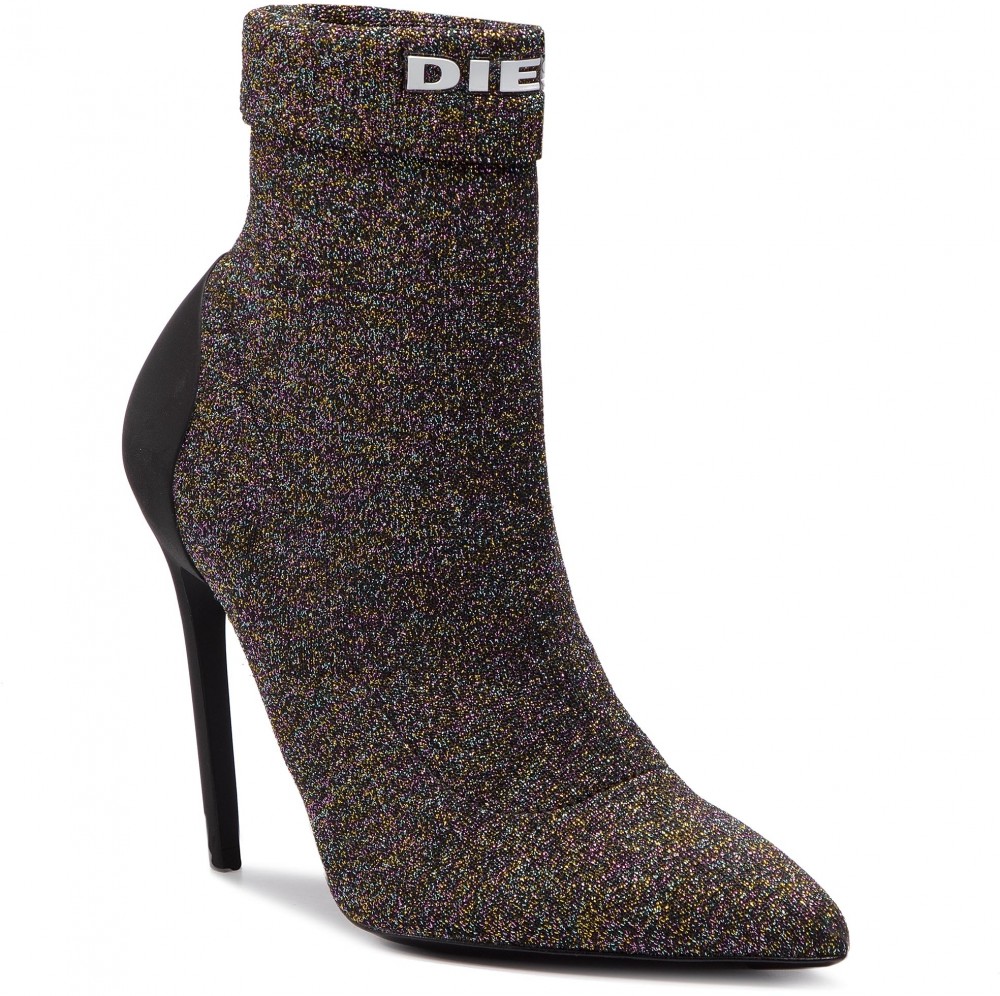Magasított cipő DIESEL - D-Slanty Hasm Y01857 P2062 H2111 Black/Multicolor