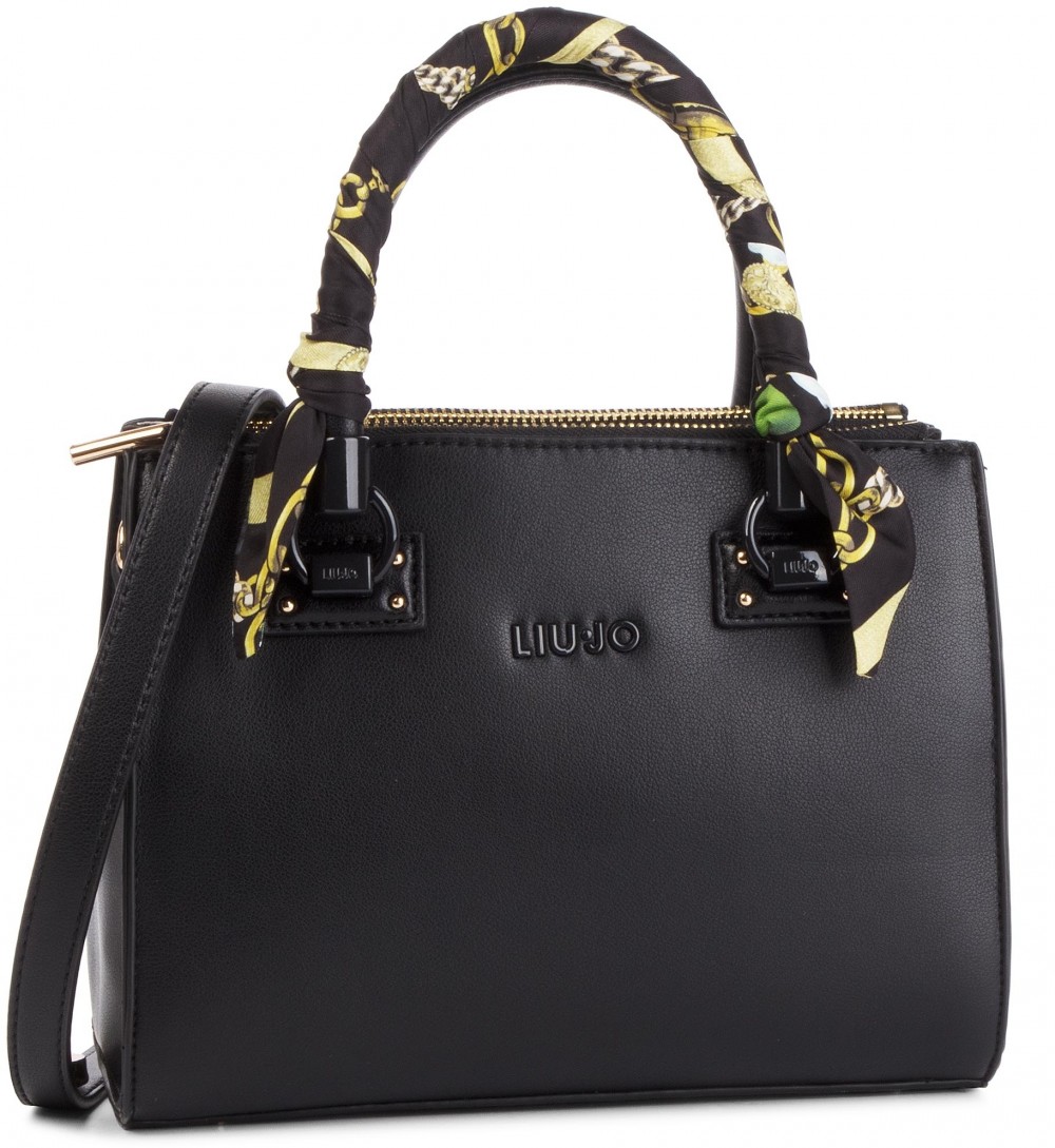 Táska LIU JO - S Satchel Zip A19101 E0040 Nero 22222