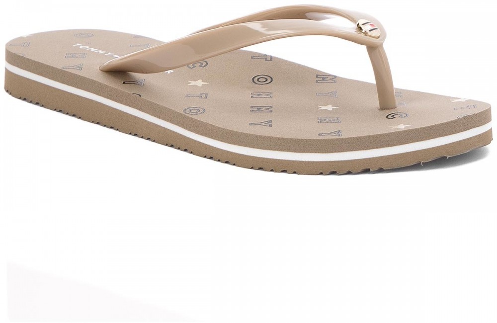 Vietnámi papucsok TOMMY HILFIGER - Water Beach Sandal FW0FW02956 Cobblestone 068