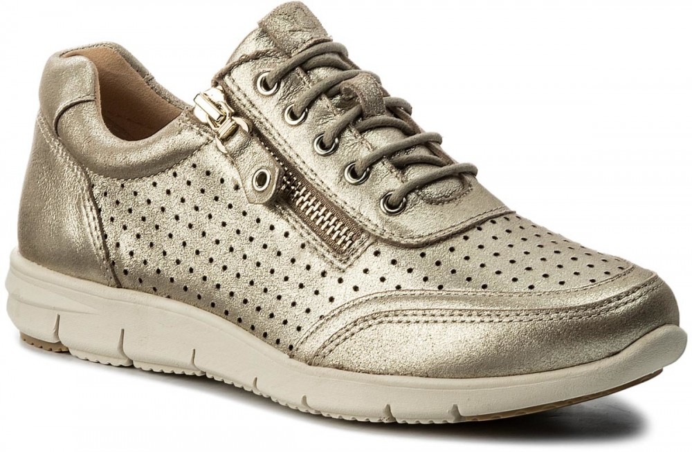 Sportcipő CAPRICE - 9-23601-20 Beige Metallic 424