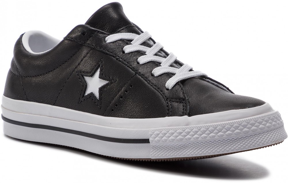 Teniszcipő CONVERSE - One Star Ox 163385C Black/White/White