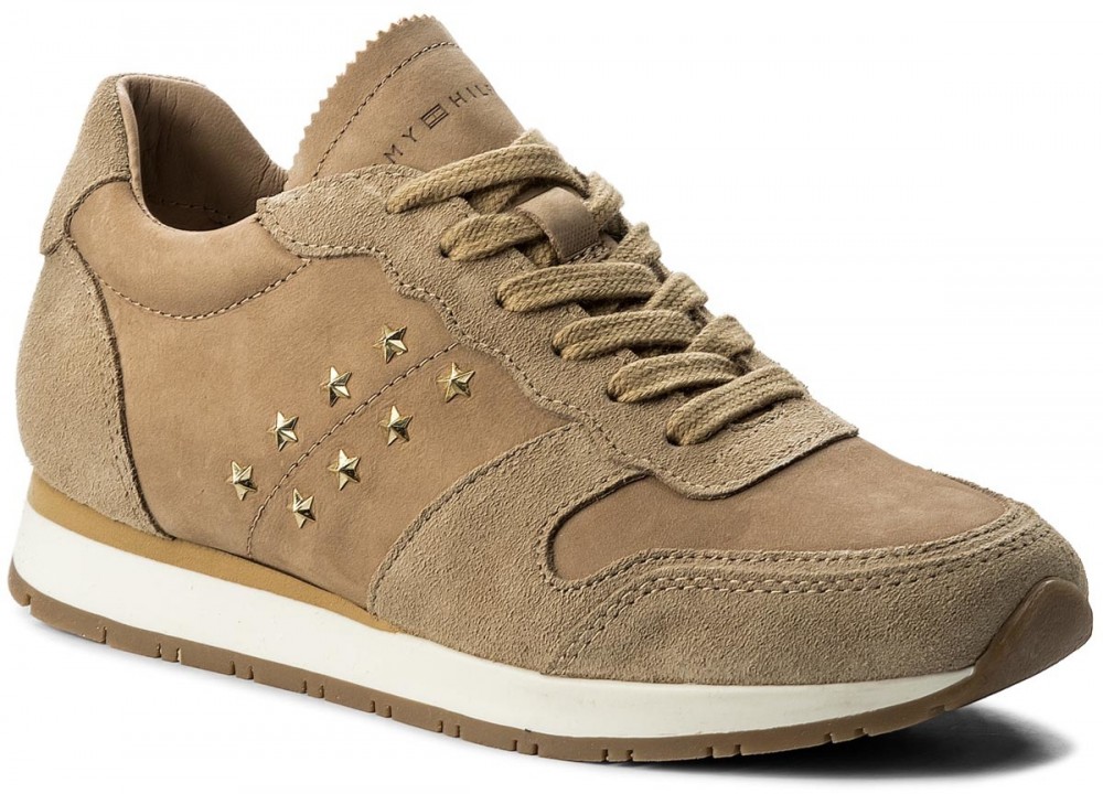 Sportcipő TOMMY HILFIGER - Izzy 2C FW0FW02595 Sand 102
