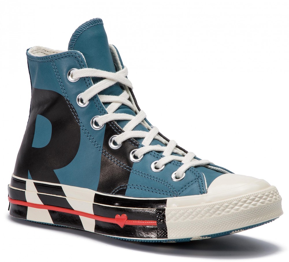 Tornacipő CONVERSE - Chuck 70 Hi 563471C Celestial Teal/Bla