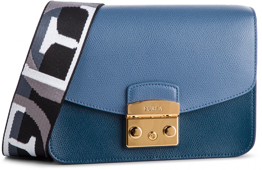 Táska FURLA - Metropolis Brava 1008838 B BVT2 O02 Atlantico f/Piombo f/Onyx