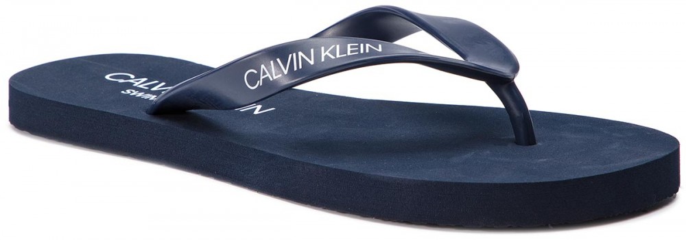 Vietnámi papucsok CALVIN KLEIN - Ff Sandals KM0KM00341 Blue Shadow 445