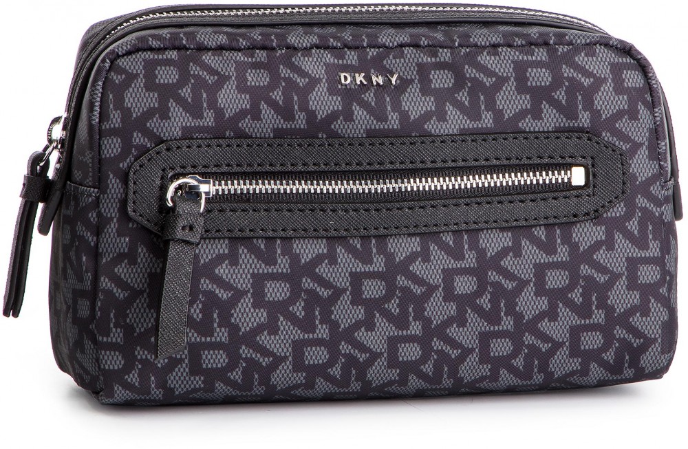 Smink táskák DKNY - Casey-Md Cosmtc Case R91RFA39 Bk Logo-Bk XLB
